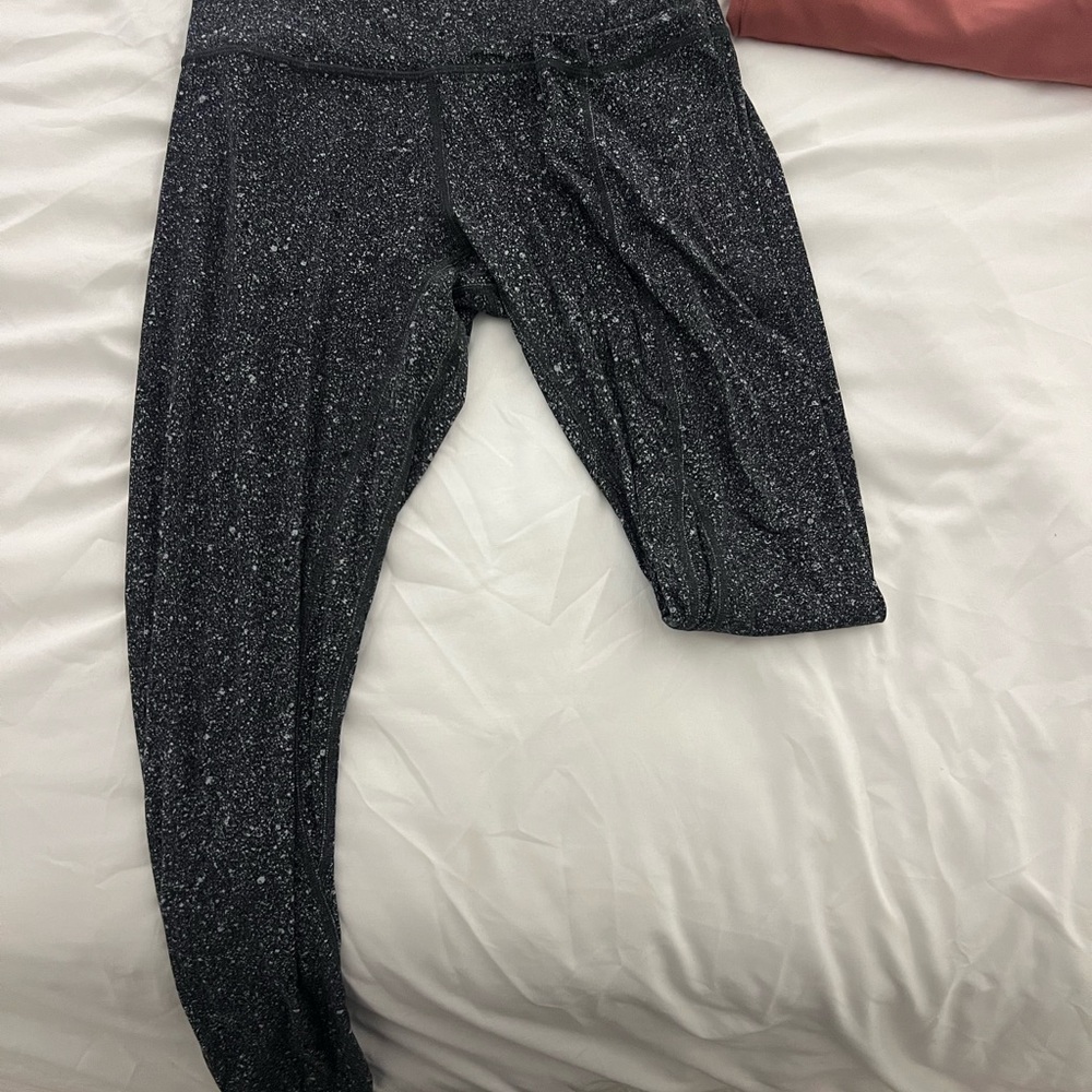 Lululemon Black Speckled Leggings